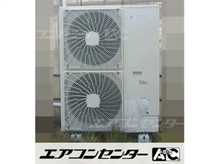 店舗 エアコン設置後の室外機