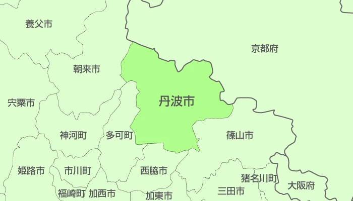 丹波市及び周辺地域も対応いたします。