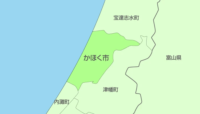 かほく市及び周辺地域も対応いたします。