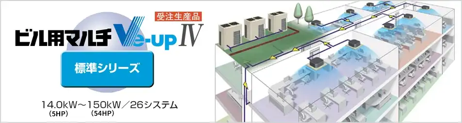 ビル用マルチVe-upIVの製品イメージ