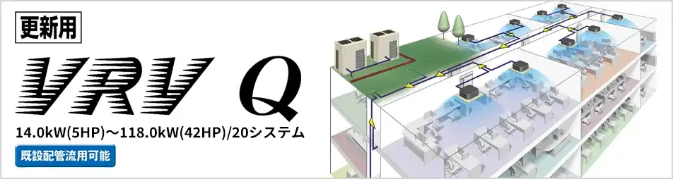 ビル用エアコンビル用マルチVRV Qの製品イメージ
