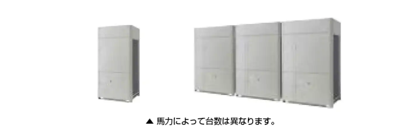 シティマルチY GR 高効率EXシリーズの室外機イメージ