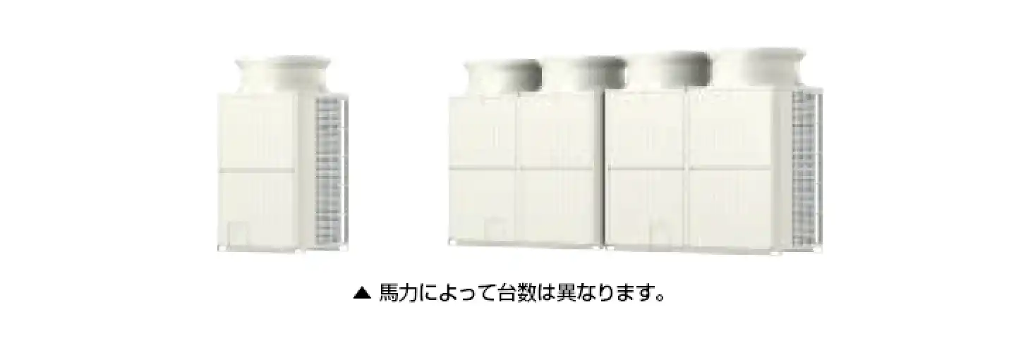 シティマルチR2 GR 高効率EXシリーズの室外機イメージ