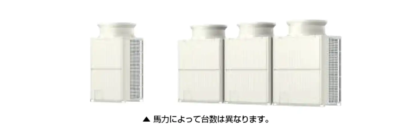 リプレースグランマルチの室外機イメージ