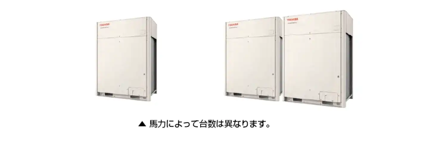 更新用 スーパーマルチu 高効率仕様の室外機イメージ