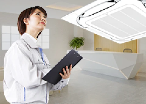 女性 業務用エアコン