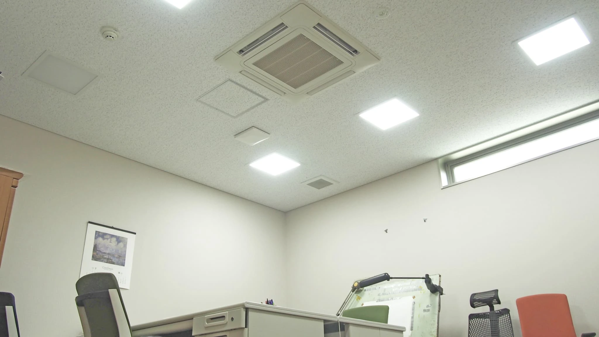 室内機の周辺の写真