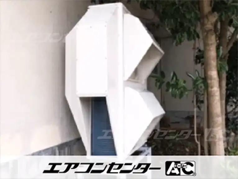 事務所 エアコン設置後の室外機