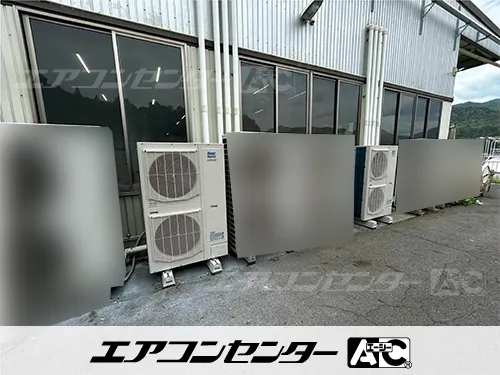 部品製造業工場の設置例