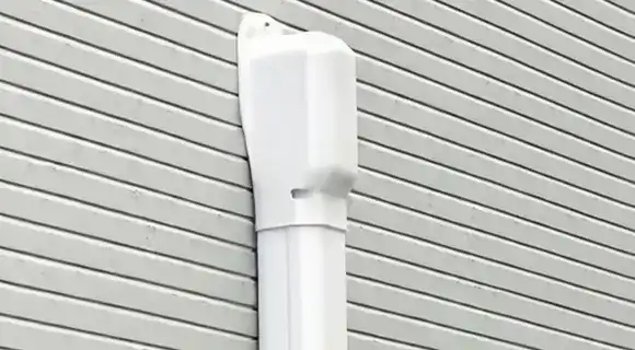 壁貫通部のウォールキャップ施工イメージ