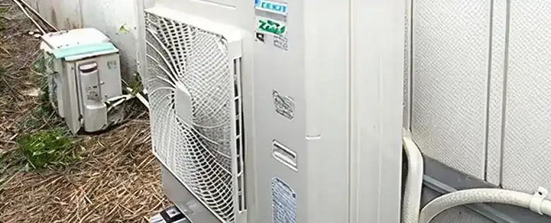 壁掛形の設置位置と配管イメージ