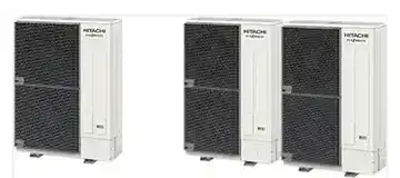 導入した日立業務用エアコン室外機（RAS-APシリーズ合計3台）