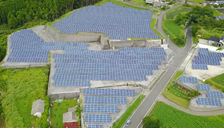 ミタルダ・イクシア 頴娃御領の太陽光発電設備