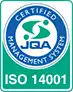 ISO14001 環境マネジメントシステム認証マーク