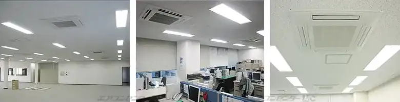 事務所への業務用エアコン設置工事例