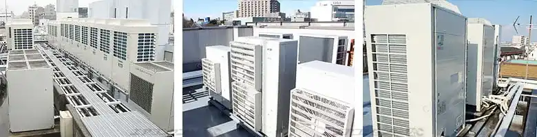 ビル用エアコンの設置工事例