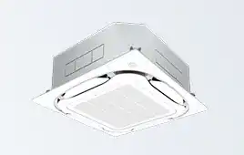 天井カセット形4方向の業務用エアコン