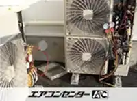 新築店舗のエアコン新設工事の施工写真