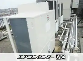 大型店舗で入替したビル用エアコンの事例写真