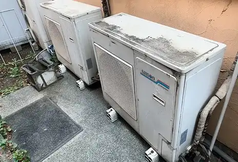 経年劣化が懸念される室外機基礎