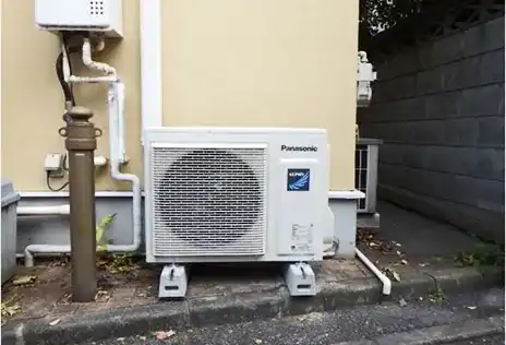 コンクリート製スライドブロックによる室外機基礎
