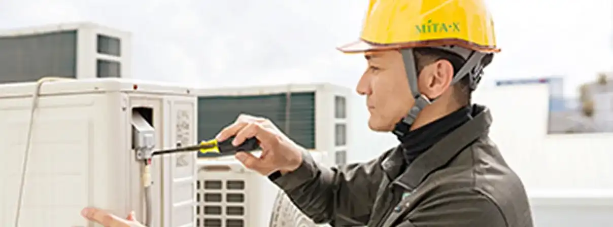 安定した電気空調設備の提供イメージ