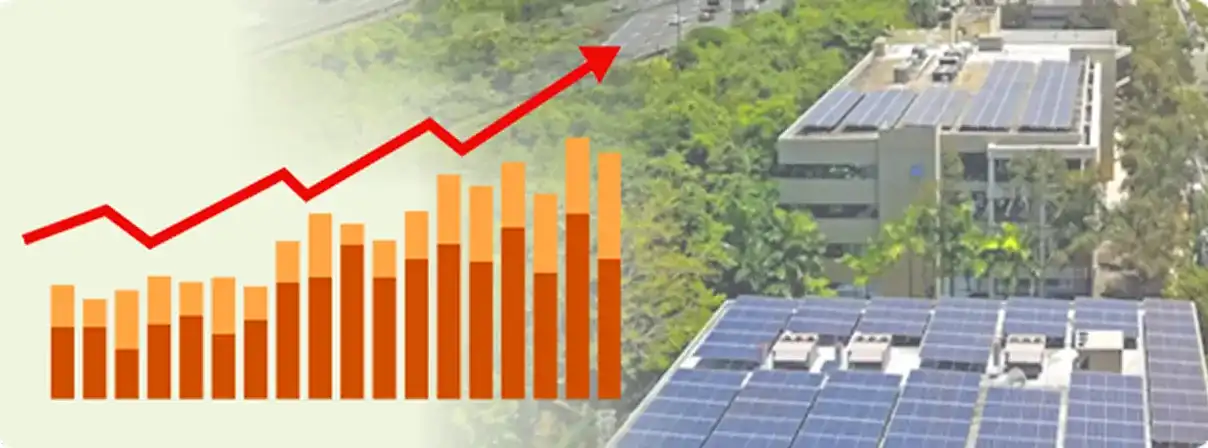 太陽光発電の歴史と実績イメージ