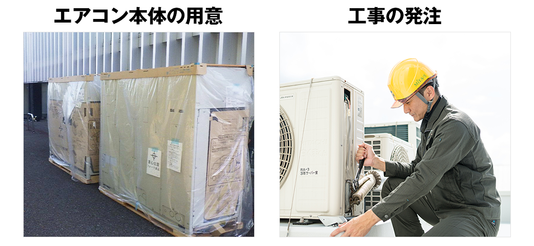 業務用エアコン設置の為に必要な手配