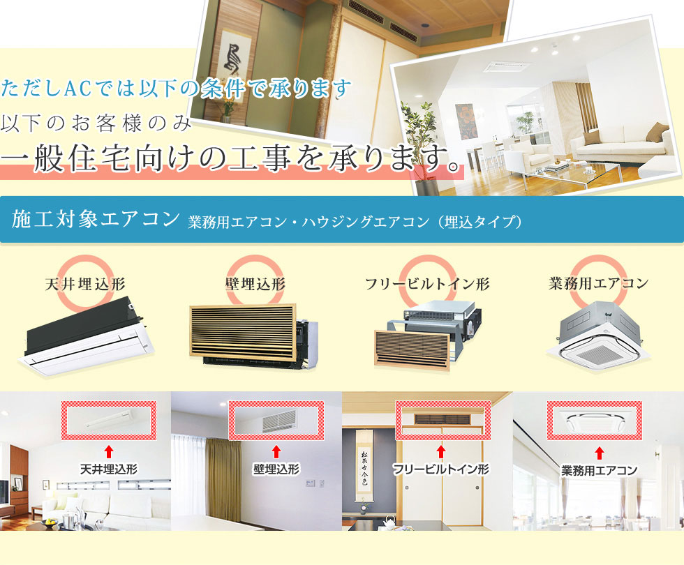 施工対象エアコン