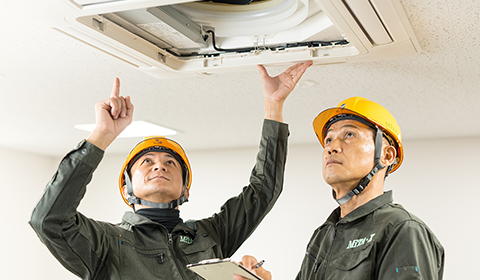 オフィスや店舗のエアコンのトラブルに迅速・丁寧に対応いたします。