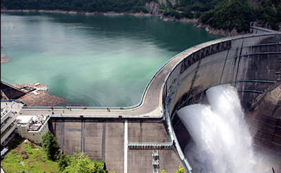 水力発電の写真